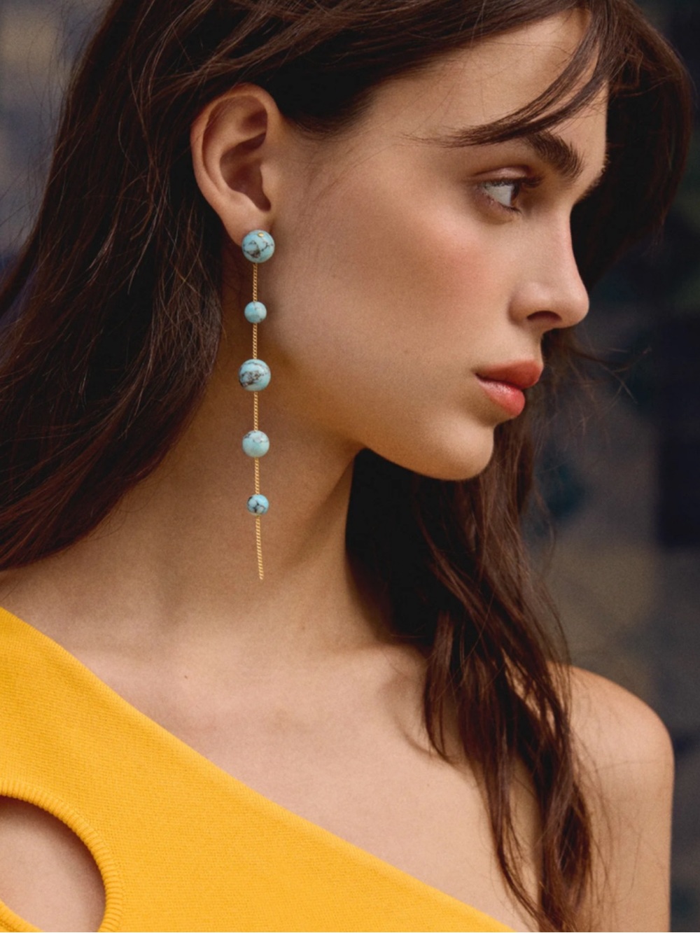 Cult Gia Atum Ibiza Turquoise Earrings